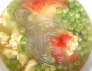 粉丝汤（豌豆）,豌豆粉丝汤的升糖指数(GI值)升糖负荷(GL值)