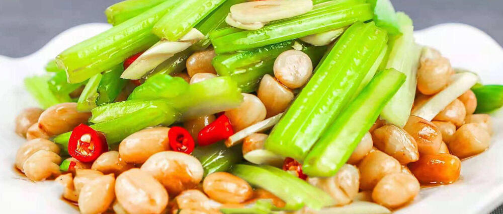 控糖家常菜『芹菜拌花生』
