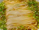面条（强化蛋白质，细煮）的升糖指数(GI)升糖负荷(GL)及热量