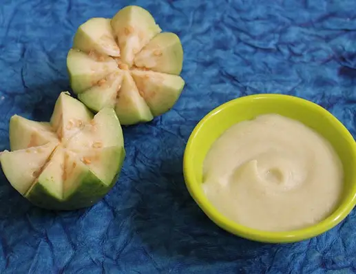 番石榴（果泥）的升糖指数(GI值),升糖负荷(GL值)热量,蛋白质含量,碳水化合物含量,嘌呤含量