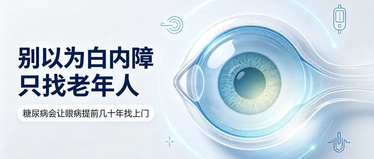 三四十岁也会得白内障?高血糖竟把发病时间提前数十年 三四十岁也会得白内障?高血糖竟把发病时间提前数十年