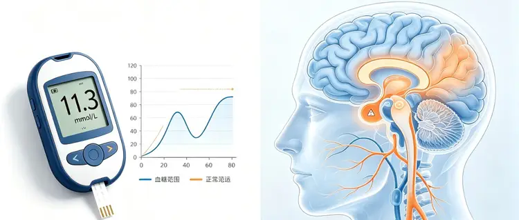 高血糖对大脑的隐性影响：稳定的血糖才是护脑关键